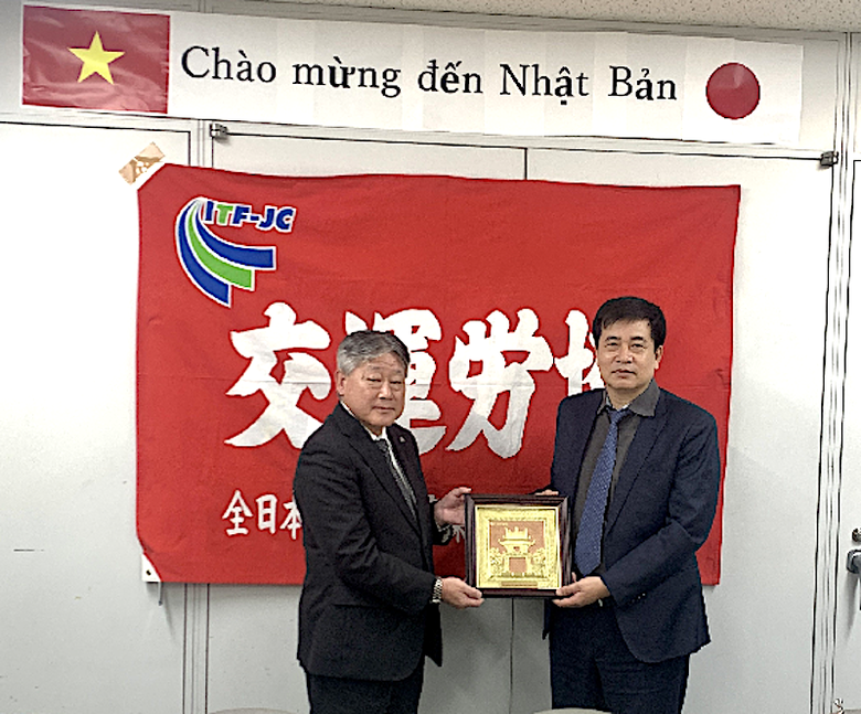 Tăng cường hợp t&aacute;c C&ocirc;ng đo&agrave;n GTVT Việt Nam - Nhật Bản- Ảnh 2.