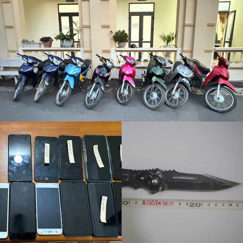 Ngăn chặn kịp thời nhóm thanh thiếu niên mang hung khí đi giải quyết mâu thuẫn- Ảnh 2. Ngăn chặn kịp thời nhóm thanh thiếu niên mang hung khí đi giải quyết mâu thuẫn- Ảnh 2.