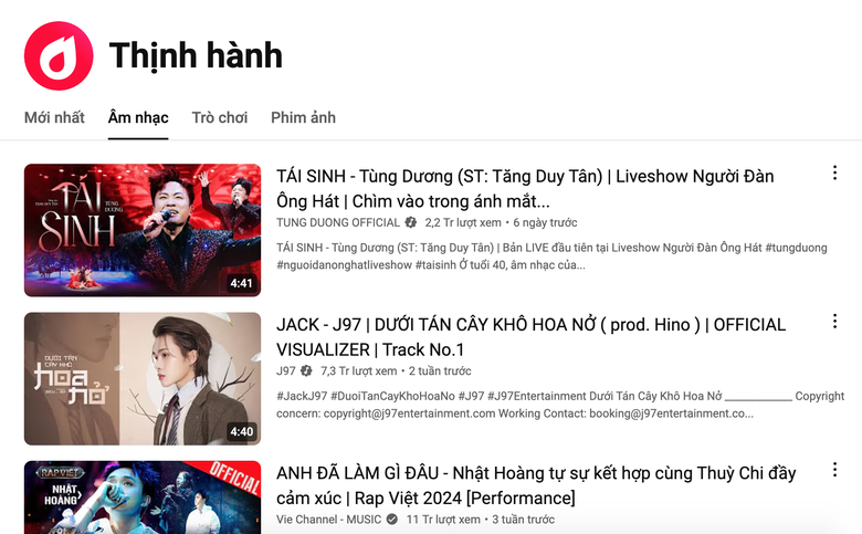 T&ugrave;ng Dương n&oacute;i g&igrave; khi "T&aacute;i sinh" đ&aacute;nh bật MV của Jack, leo top 1 thịnh h&agrave;nh YouTube?- Ảnh 1.