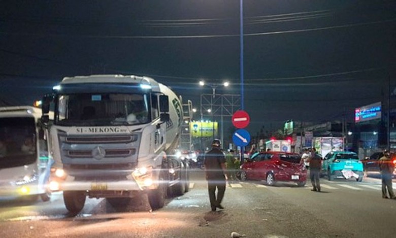 Hiện trường vụ tai nạn - Ảnh: Thống Nhất.