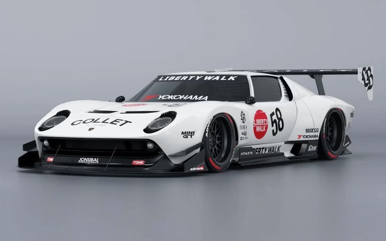 Lamborghini Miura lột x&aacute;c với bộ body kit mới