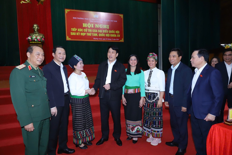 Chủ tịch nước Lương Cường tiếp x&uacute;c cử tri tại Thanh H&oacute;a- Ảnh 2.