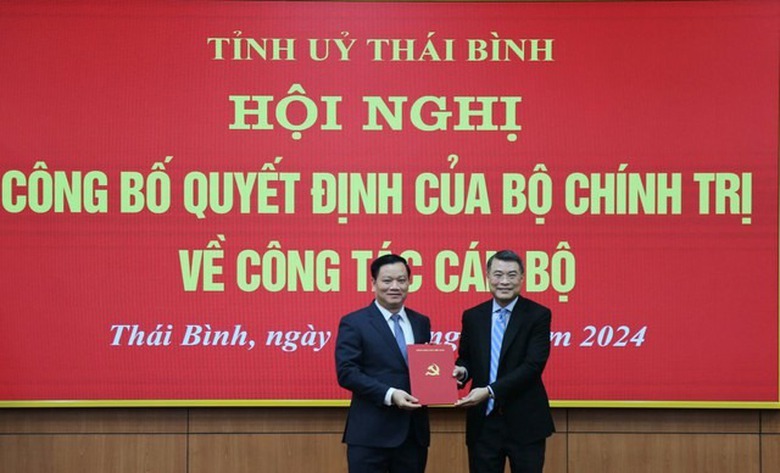 Bộ Chính trị chuẩn y chức Bí thư Tỉnh ủy Thái Bình với ông Nguyễn Khắc Thận- Ảnh 1. Bộ Chính trị chuẩn y chức Bí thư Tỉnh ủy Thái Bình với ông Nguyễn Khắc Thận- Ảnh 1.