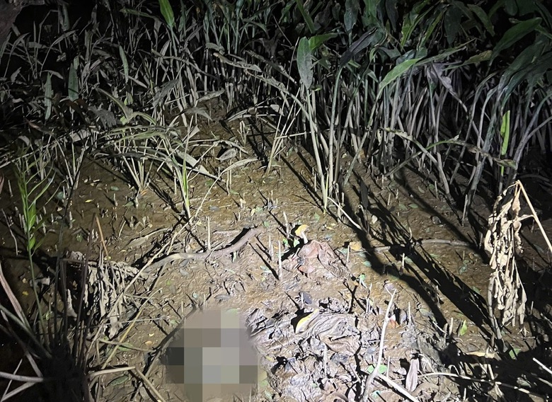 Phát hiện bộ xương người dưới gầm đường dẫn cao tốc TP.HCM - Long Thành - Dầu Giây- Ảnh 1. Phát hiện bộ xương người dưới gầm đường dẫn cao tốc TP.HCM - Long Thành - Dầu Giây- Ảnh 1.