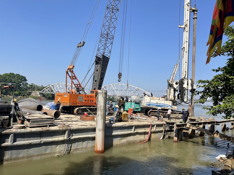 Kh&ocirc;ng để thi c&ocirc;ng k&egrave; s&ocirc;ng ảnh hưởng đến lễ hội Ch&ugrave;a &Ocirc;ng trong th&aacute;ng Gi&ecirc;ng- Ảnh 1.