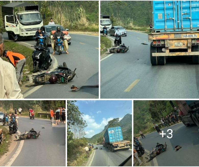 Va chạm với 2 xe tải, người phụ nữ tử vong tr&ecirc;n QL3- Ảnh 1.