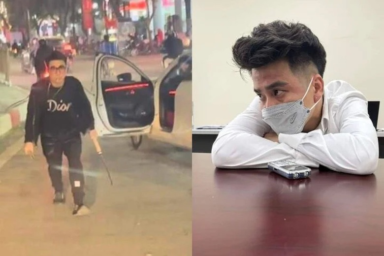 T&agrave;i xế cầm dao ch&eacute;m lốp xe bu&yacute;t ở H&agrave; Nội bị khởi tố, bắt giam- Ảnh 1.