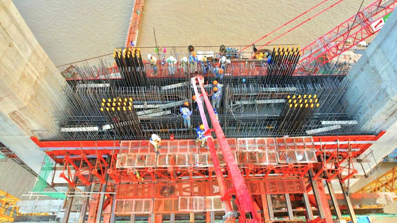 Cầu Rạch Miễu 2 đang thi c&ocirc;ng thế n&agrave;o?- Ảnh 1.