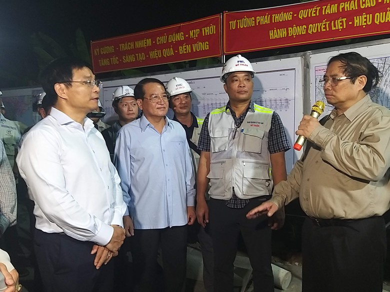 Dự án cầu Rạch Miễu 2: thi công Dự án cầu Rạch Miễu 2: thi công