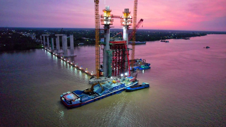 Thủ tướng yêu cầu tập trung nguồn lực, đưa cầu Rạch Miễu 2 về đích sớm 3 tháng- Ảnh 9. Thủ tướng yêu cầu tập trung nguồn lực, đưa cầu Rạch Miễu 2 về đích sớm 3 tháng- Ảnh 9.