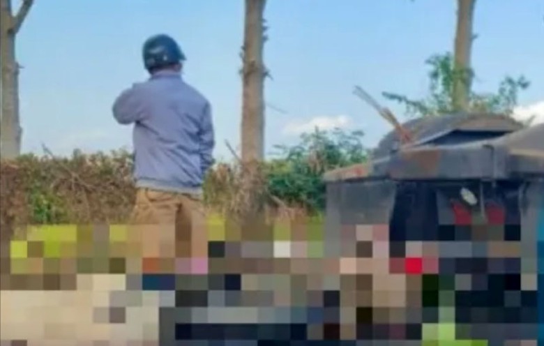 Hiện trường vụ va chạm giao th&ocirc;ng khiến người đ&agrave;n &ocirc;ng đi xe m&aacute;y tử vong.