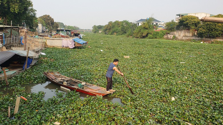 Bất ngờ cảnh học sinh vượt s&ocirc;ng đến trường ở một khu d&acirc;n cư sầm uất- Ảnh 4.