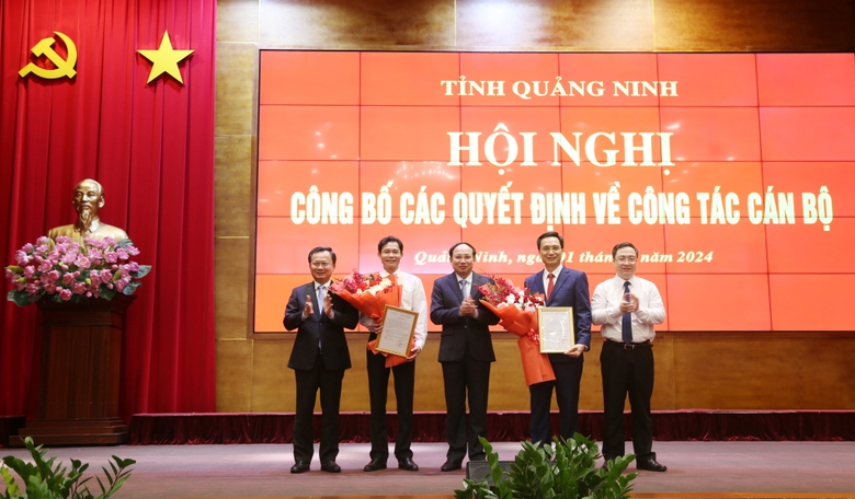 Quảng Ninh điều động, bổ nhiệm nhiều c&aacute;n bộ l&atilde;nh đạo sở, ng&agrave;nh, địa phương- Ảnh 1.