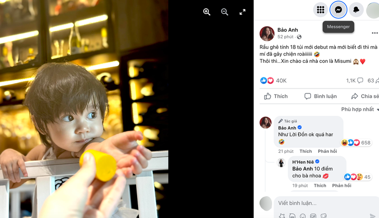 Ca sĩ Bảo Anh tiết lộ h&igrave;nh ảnh đầu ti&ecirc;n của b&eacute; g&aacute;i 13 th&aacute;ng tuổi- Ảnh 1.