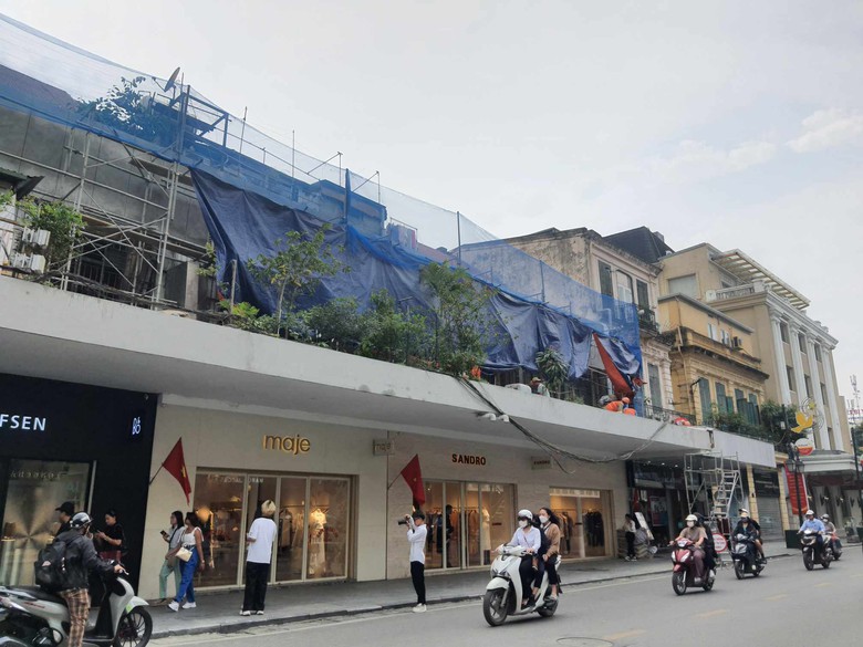 H&agrave; Nội chỉnh trang to&agrave;n bộ mặt tiền phố Tr&agrave;ng Tiền- Ảnh 1.