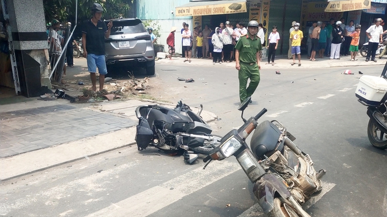 T&agrave;i xế dương t&iacute;nh với ma t&uacute;y g&acirc;y tai nạn li&ecirc;n ho&agrave;n ở An Giang- Ảnh 1.