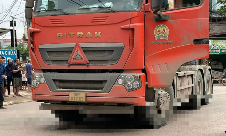 Hiện trường vụ tai nạn - Ảnh: Quốc Phương.