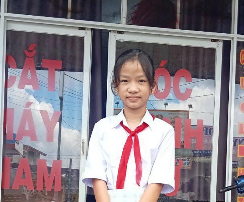 Chưa t&igrave;m thấy nữ sinh lớp 6 ở Long An mất t&iacute;ch sau giờ học- Ảnh 1.