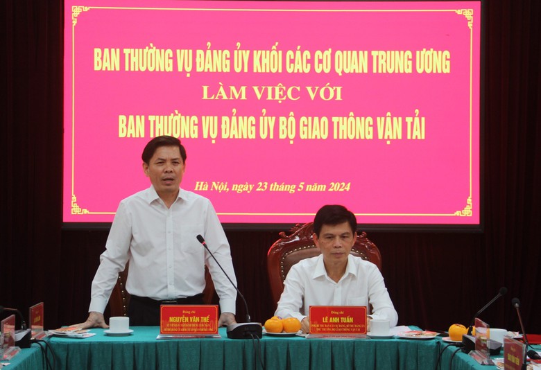 Đảng ủy Bộ GTVT l&atilde;nh đạo, chỉ đạo triển khai hiệu quả nhiều nhiệm vụ lớn- Ảnh 1.
