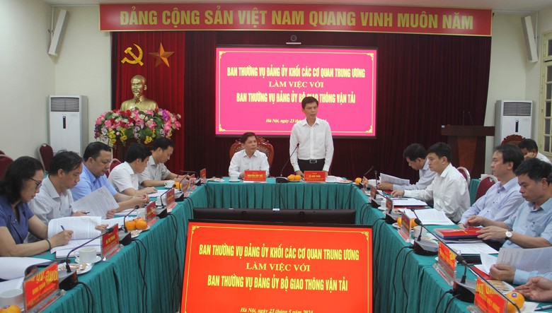 Đảng ủy Bộ GTVT l&atilde;nh đạo, chỉ đạo triển khai hiệu quả nhiều nhiệm vụ lớn- Ảnh 2.