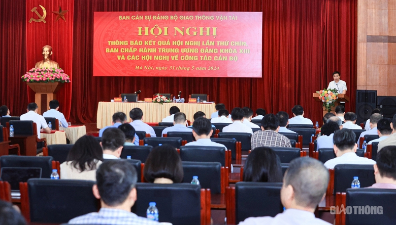 Ban Cán sự đảng Bộ GTVT thông báo nhanh kết quả Hội nghị Trung ương 9, khóa XIII- Ảnh 2. Ban Cán sự đảng Bộ GTVT thông báo nhanh kết quả Hội nghị Trung ương 9, khóa XIII- Ảnh 2.