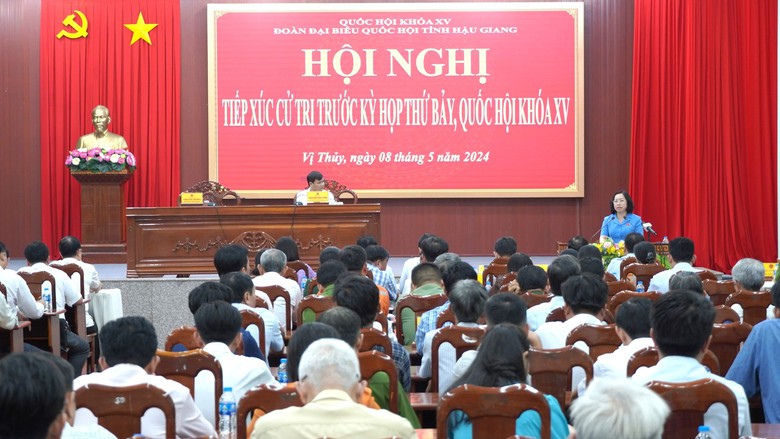 Hậu Giang giải quyết c&aacute;c kiến nghị cử tri theo thẩm quyền- Ảnh 1.