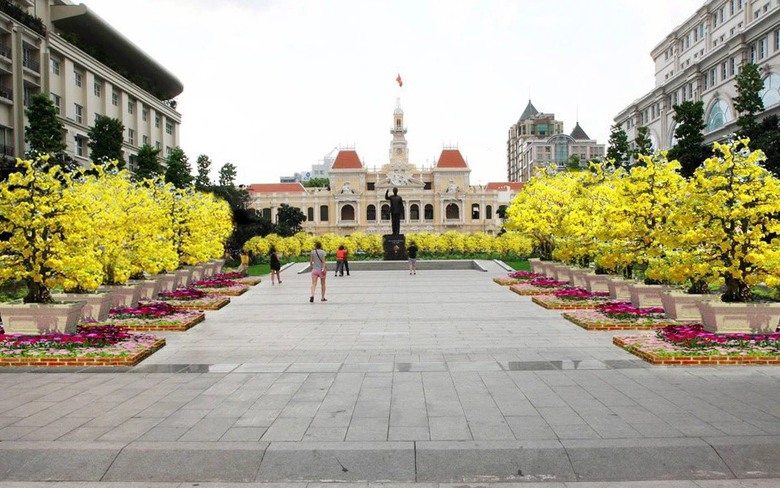 TP.HCM: Hạn chế lưu th&ocirc;ng tr&ecirc;n đường Nguyễn Huệ trong 3 ng&agrave;y