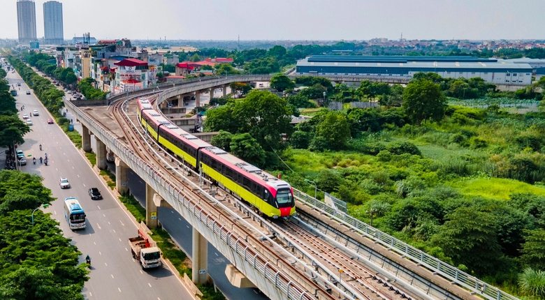 Tiến độ 2 dự án đường sắt đô thị đang triển khai tại Hà Nội- Ảnh 1. Tiến độ 2 dự án đường sắt đô thị đang triển khai tại Hà Nội- Ảnh 1.