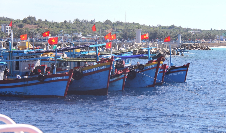 Lo t&agrave;u mắc cạn khi v&agrave;o cảng Phan Thiết- Ảnh 3.