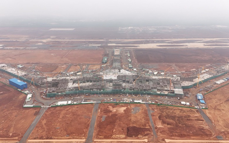 S&acirc;n bay Long Th&agrave;nh: Nh&agrave; ga vượt tiến độ 10 ng&agrave;y, đường cất hạ c&aacute;nh vượt 2 th&aacute;ng