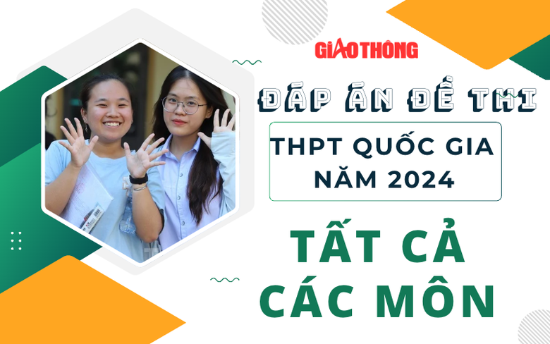 Đ&aacute;p &aacute;n đề thi tốt nghiệp THPT 2024 tất cả c&aacute;c m&ocirc;n.