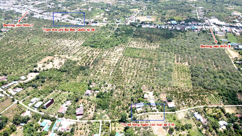 Đắk Lắk: D&acirc;n dựng trụ b&ecirc; t&ocirc;ng ngăn xe n&eacute; trạm BOT- Ảnh 2.