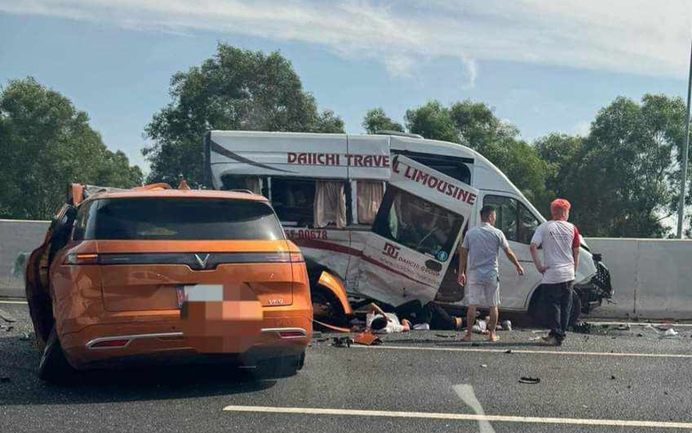 CSGT khuyến c&aacute;o g&igrave; sau tai nạn tr&ecirc;n cao tốc H&agrave; Nội-Hải Ph&ograve;ng, 2 người tử vong?