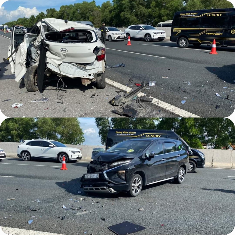 Nguy&ecirc;n nh&acirc;n vụ tai nạn khiến cao tốc H&agrave; Nội - Hải Ph&ograve;ng &ugrave;n tắc- Ảnh 1.