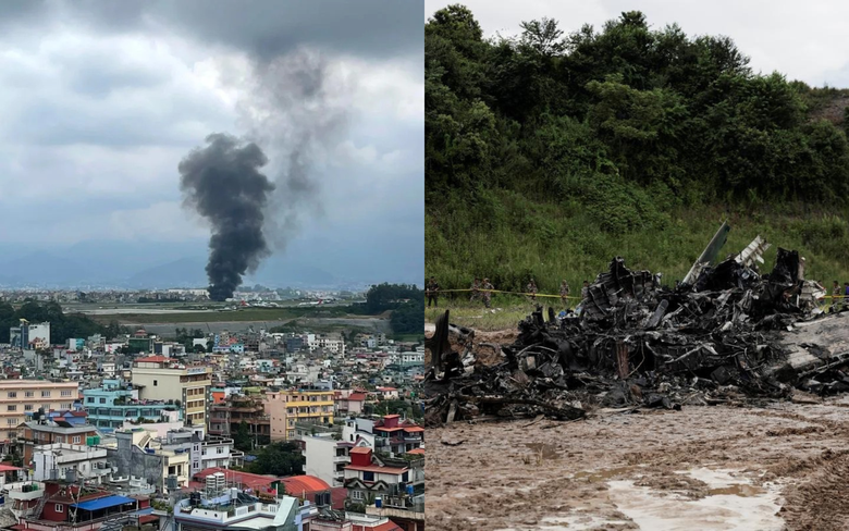 Rơi m&aacute;y bay ở Nepal: 18 người tử nạn, phi c&ocirc;ng sống s&oacute;t thần kỳ