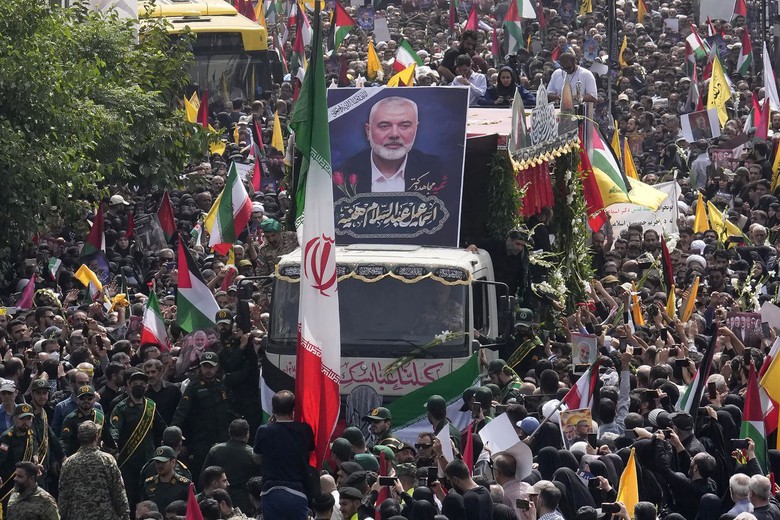 Iran tuy&ecirc;n bố đ&oacute;ng cửa kh&ocirc;ng phận trước lễ tang thủ lĩnh Hamas Ismail Haniyeh- Ảnh 1.