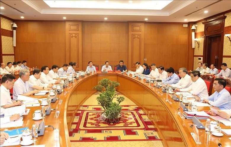 Tiểu ban Văn kiện Đại hội XIV của Đảng cho &yacute; kiến v&agrave;o dự thảo B&aacute;o c&aacute;o ch&iacute;nh trị- Ảnh 2.