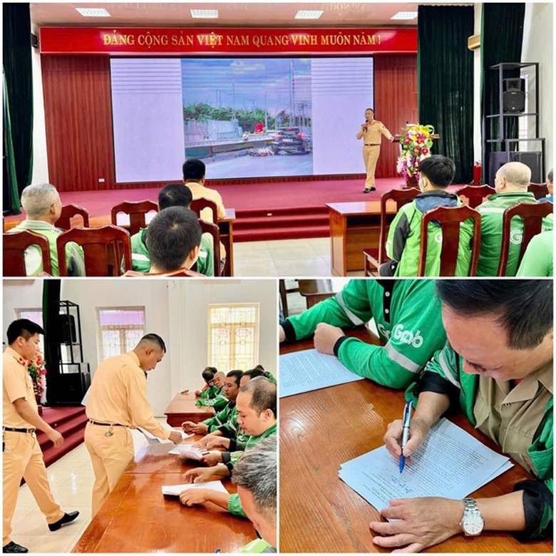 Tài xế xe ôm bao biện cho sai phạm, CSGT yêu cầu ký cam kết- Ảnh 2. Tài xế xe ôm bao biện cho sai phạm, CSGT yêu cầu ký cam kết- Ảnh 2.