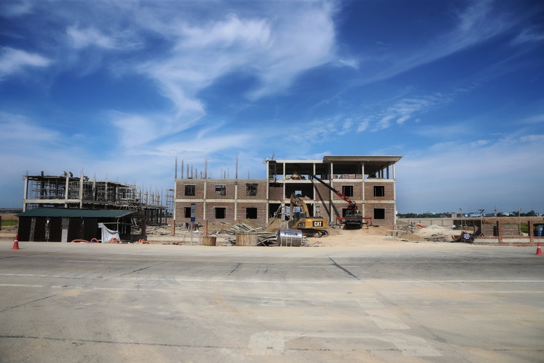 Khẩn trương hoàn thiện các hạng mục phụ cao tốc Diễn Châu - Bãi Vọt- Ảnh 9. Khẩn trương hoàn thiện các hạng mục phụ cao tốc Diễn Châu - Bãi Vọt- Ảnh 9.