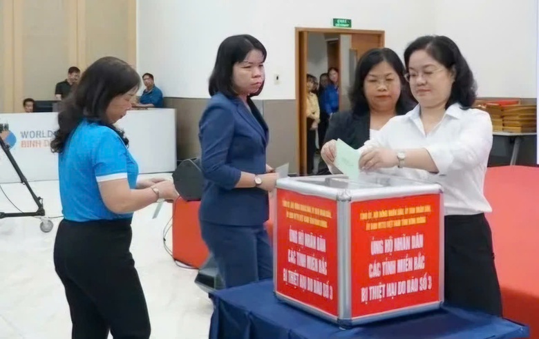 B&igrave;nh Dương ph&aacute;t động đợt cao điểm ủng hộ đồng b&agrave;o v&ugrave;ng b&atilde;o lũ- Ảnh 3.