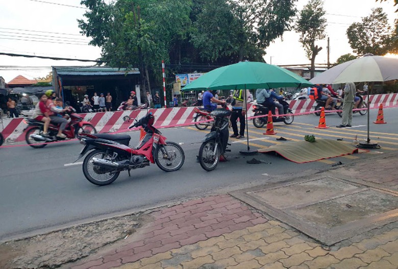 Hiện trường vụ tai nạn. Hiện trường vụ tai nạn.