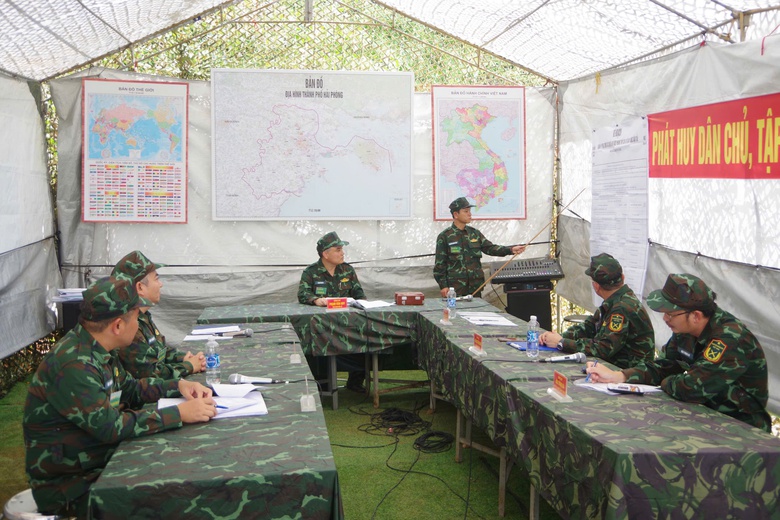 Sở GTVT Hải Ph&ograve;ng diễn tập t&aacute;c chiến khu vực ph&ograve;ng thủ năm 2024- Ảnh 2.