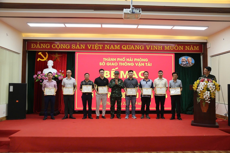 Sở GTVT Hải Ph&ograve;ng diễn tập t&aacute;c chiến khu vực ph&ograve;ng thủ năm 2024- Ảnh 4.