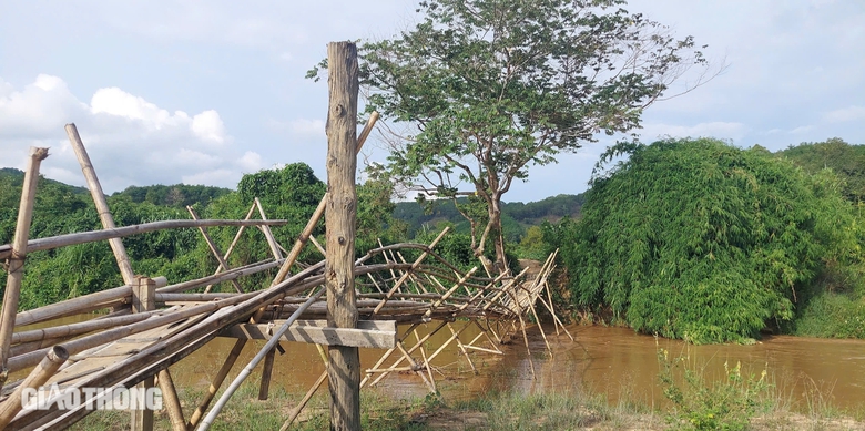 Kon Tum: Cả trăm cầu tạm, cầu d&acirc;n sinh xuống cấp, mất an to&agrave;n m&ugrave;a mưa lũ- Ảnh 6.