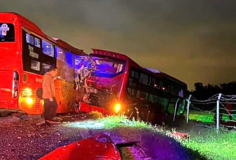 B&aacute;o động tai nạn ban đ&ecirc;m tr&ecirc;n cao tốc Vĩnh Hảo - Phan Thiết- Ảnh 2.