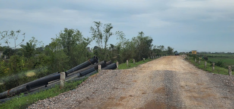 Th&aacute;i B&igrave;nh: San lấp mặt bằng dự &aacute;n khu c&ocirc;ng nghiệp g&acirc;y mất an to&agrave;n giao th&ocirc;ng- Ảnh 5.