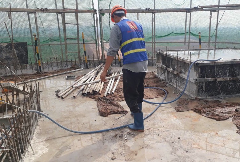 Th&aacute;p kh&ocirc;ng lưu s&acirc;n bay Long Th&agrave;nh đ&atilde; cất n&oacute;c, xong phần th&ocirc; b&ecirc; t&ocirc;ng cốt th&eacute;p- Ảnh 3.