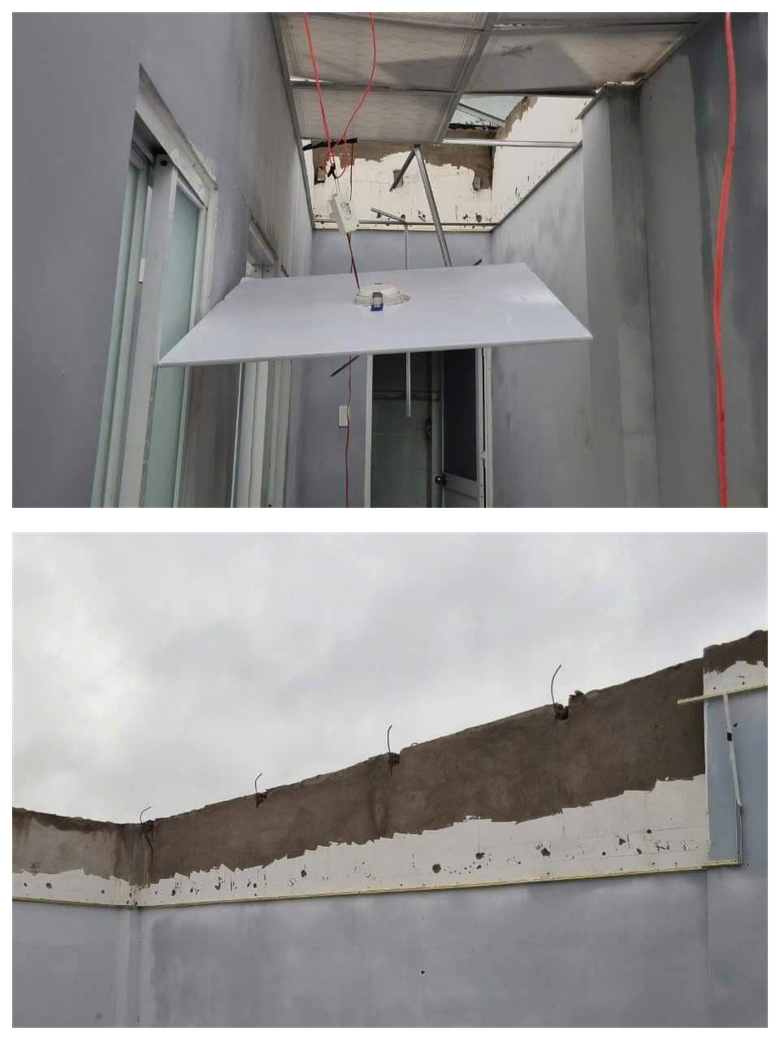 Mưa k&egrave;m gi&oacute; lốc l&agrave;m nh&agrave; tốc m&aacute;i, đổ trụ điện ở Đồng Nai- Ảnh 9.