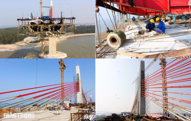 Cận cảnh công trình cầu dài 2,3km qua cửa biển ở Huế sắp hợp long- Ảnh 13. Cận cảnh công trình cầu dài 2,3km qua cửa biển ở Huế sắp hợp long- Ảnh 13.