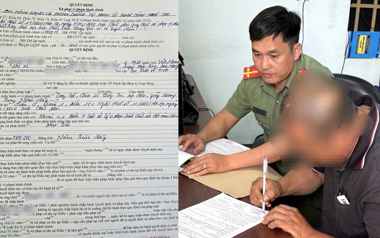 C&ocirc;ng an phạt người đ&agrave;n &ocirc;ng đăng th&ocirc;ng tin bịa đặt về Nghị định 168